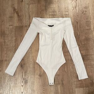 Abercrombie & Fitch NWT White Bodysuit XS